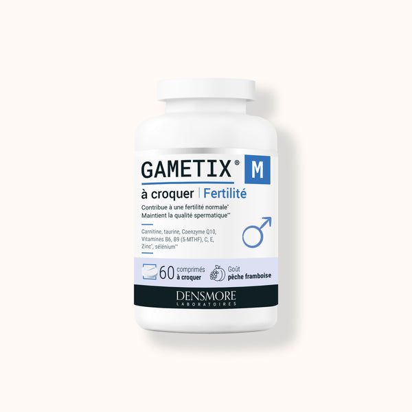 l-carnitine et fertilité masculine GAMETIX® M à croquer teamsb Combo Angel's Liquid Serum Potency:500 mg Picture Label